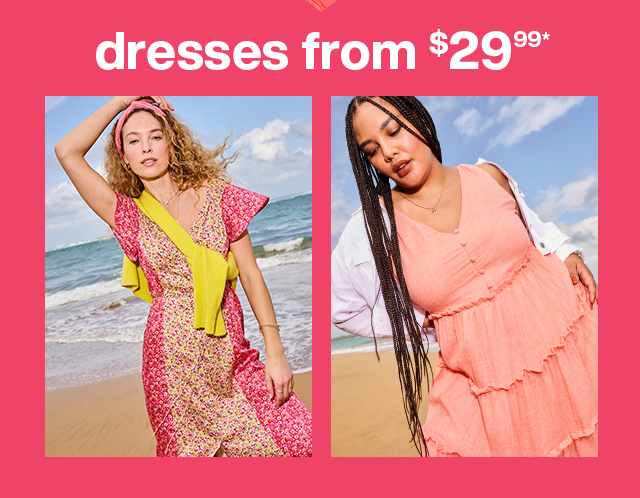 Dresses from \\$29.99. Shop Dresses.