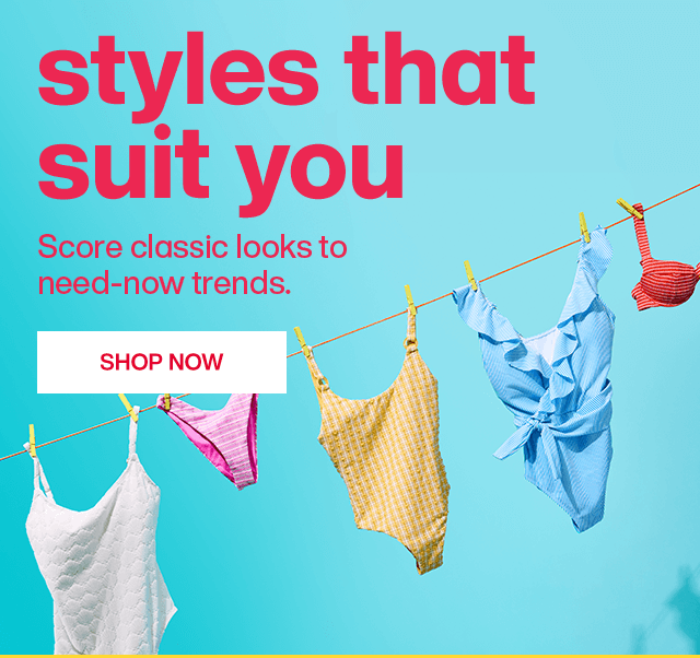 Styles that suit you. Score classic looks to need-now trends. Shop Now.