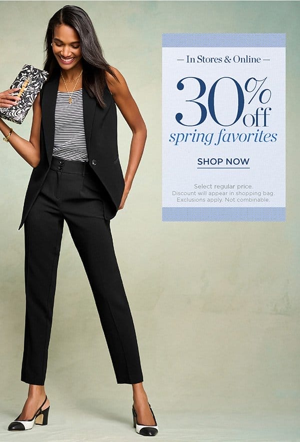 In Stores & Online. 30% off Spring Favorites | Shop Now