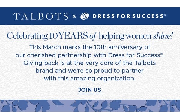 Celebrating 10 Years of helping women shine! Join Us