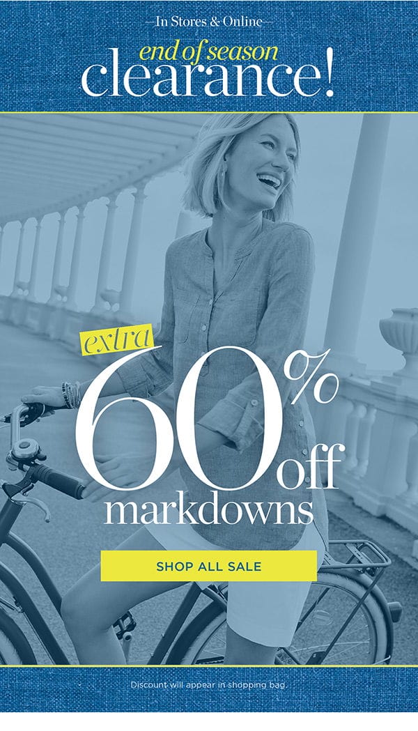 Shop 60% off Clearance