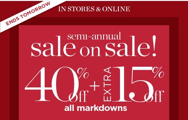 Our Talbots Semi-Annual Red Door Sale! 40% off + Extra 15% off all markdowns | Shop All Sale