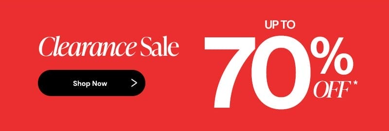 up to 70% Off Clearance Sale