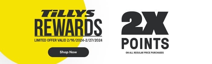 Earn 2X Points