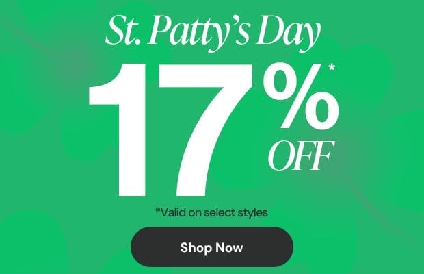 St. Patty's Day 17% Off Sale