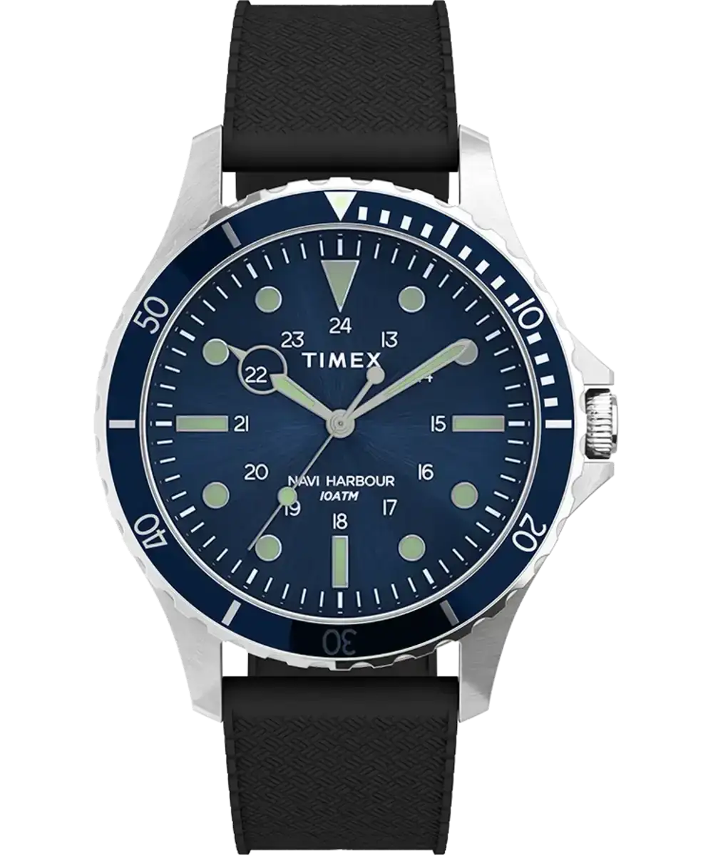 Image of Navi XL 41mm Synthetic Rubber Strap Watch