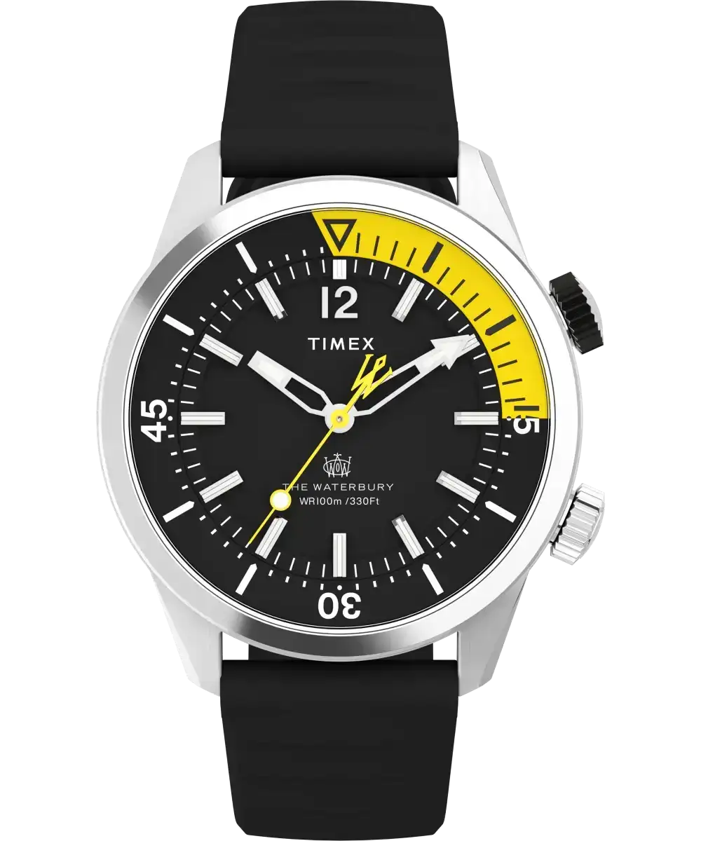 Image of Waterbury Dive 41mm Synthetic Rubber Strap Watch