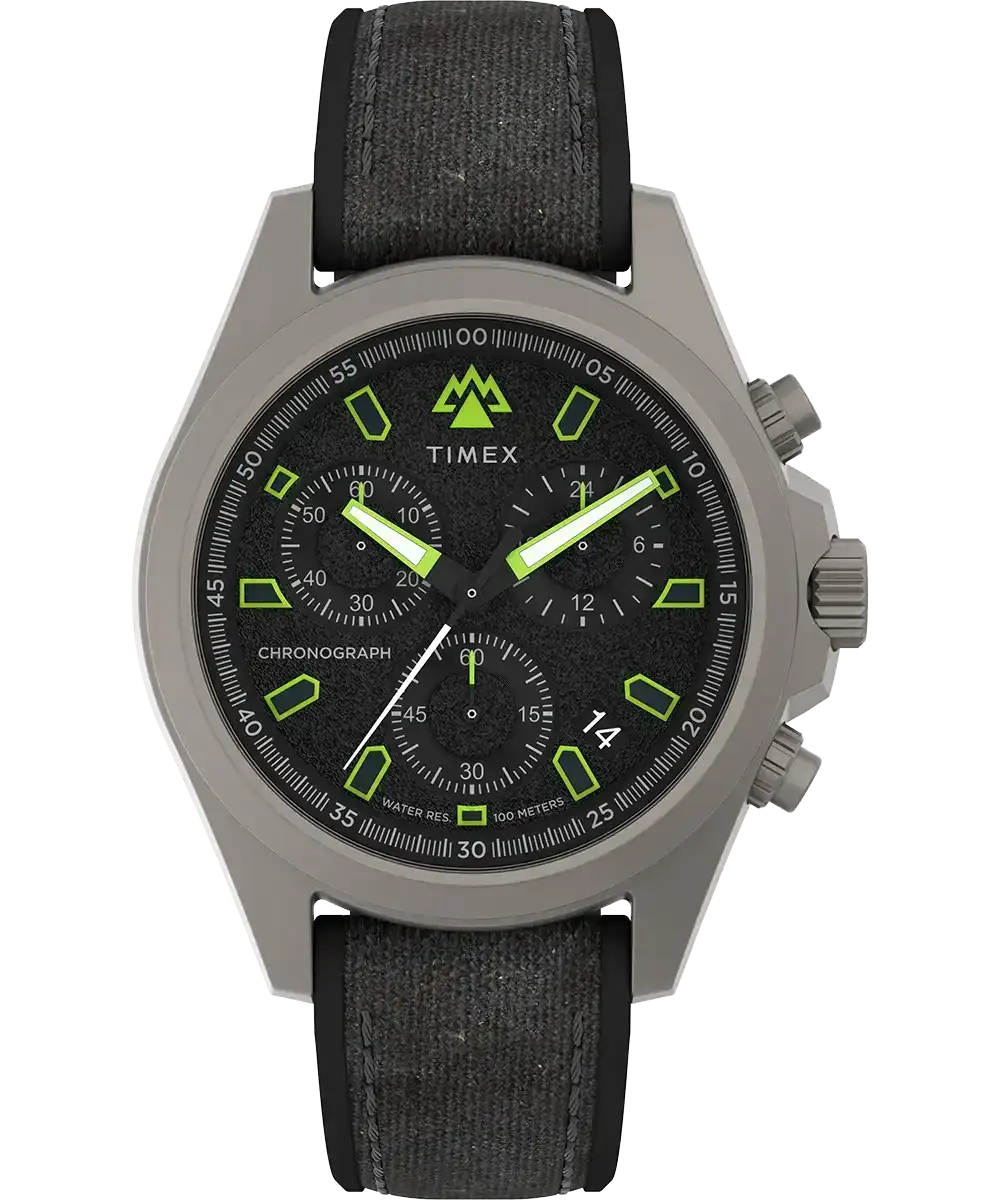 Image of Expedition North® Field Chrono 43mm Recycled Mixed Materials Strap Watch