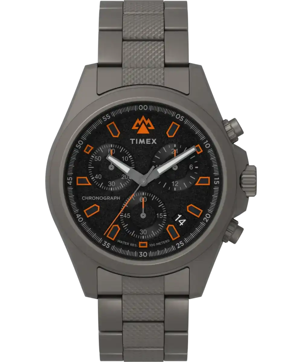 Image of Expedition North® Field Chronograph 43mm Stainless Steel Bracelet Watch