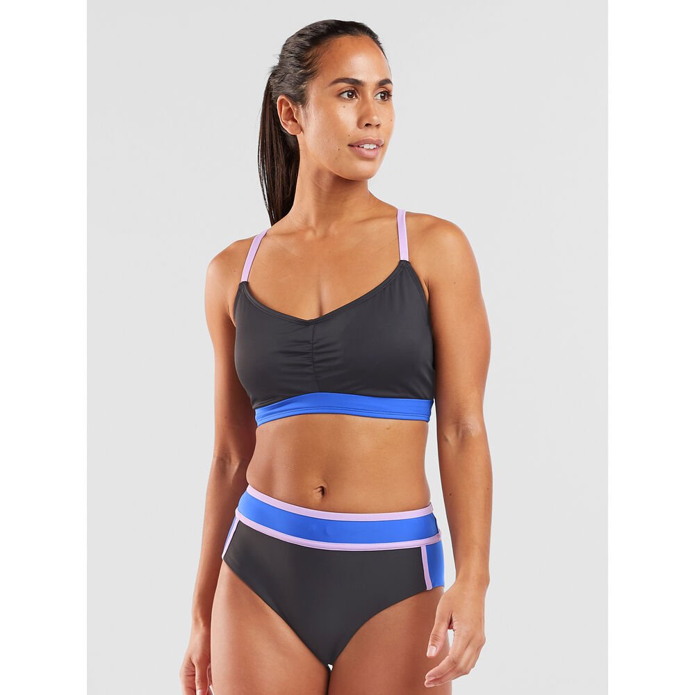 Tidal Rave Underwire Bikini Top Colorblock