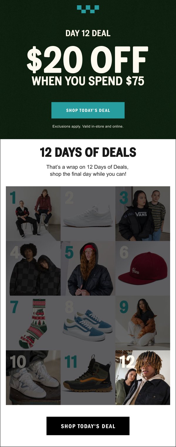 SHOP TODAY'S DEAL