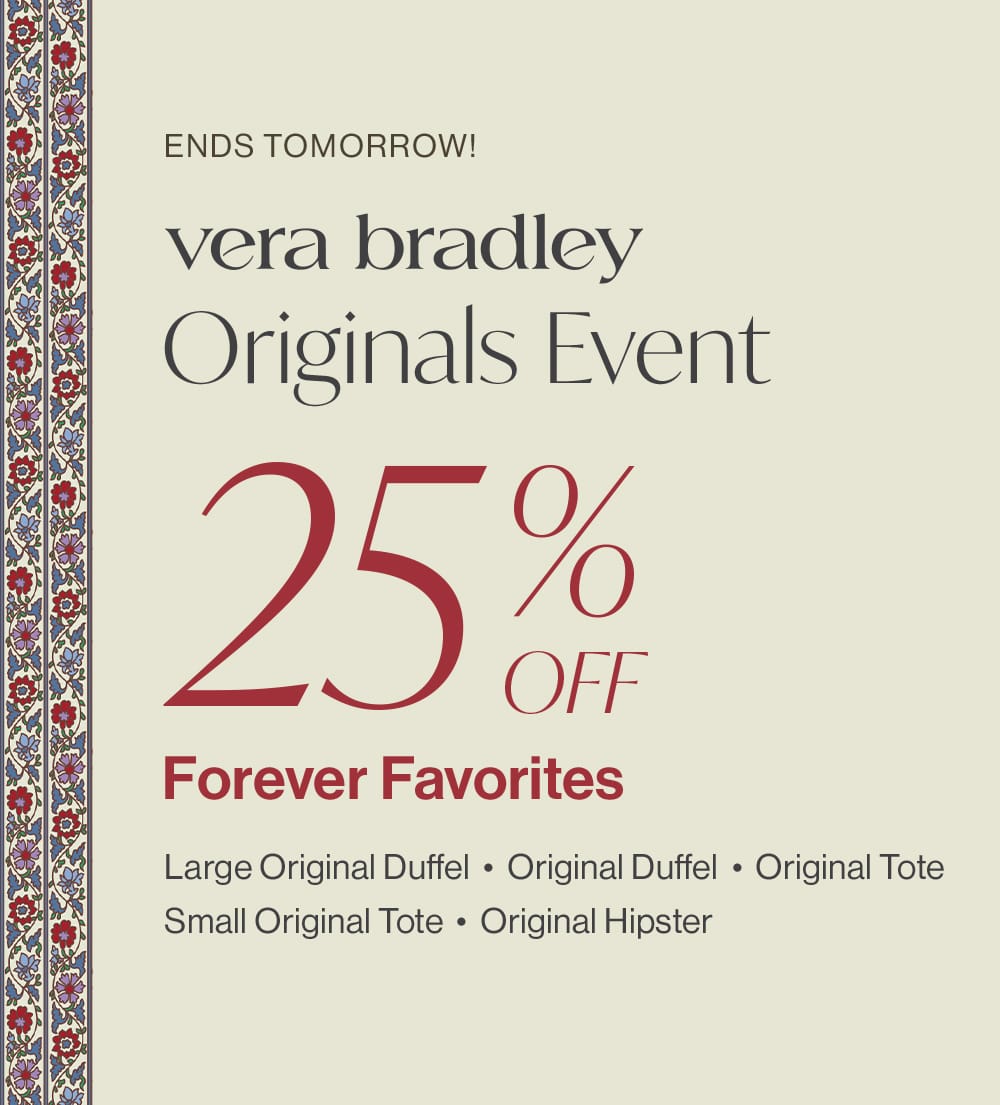 Shop the Originals Event 25% off Forever Favorites