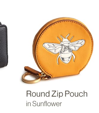 Shop Round Zip Pouch