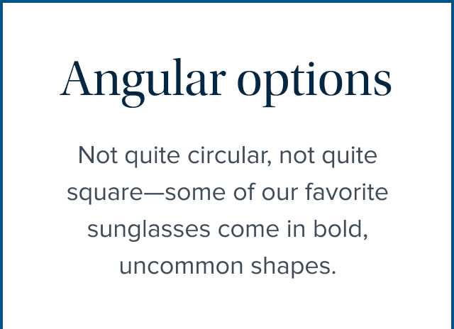 Angular options