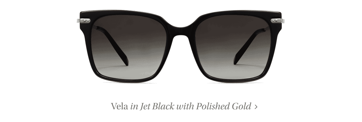 Vela sunglasses in Jet Black