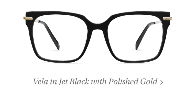 Vela eyeglasses in Jet Black