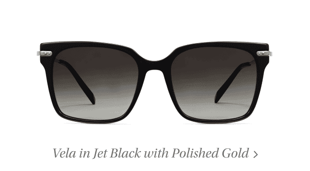 Vela sunglasses in Jet Black