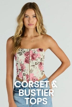 Corset and Bustier Tops Category