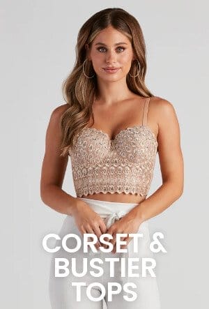 Corset and Bustier Tops Category