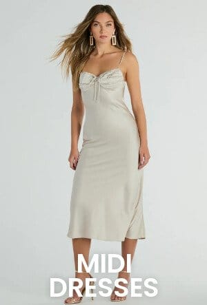 Midi Dresses Category