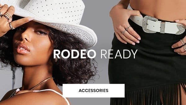 Rodeo Ready. Shop Accessories. Banner