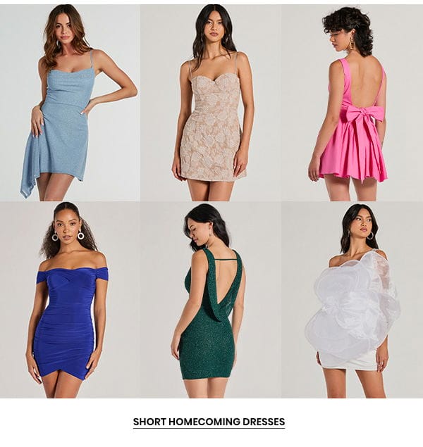 Short Homecoming Dresses