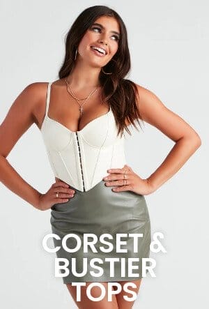 Bustier and Corset Tops Category