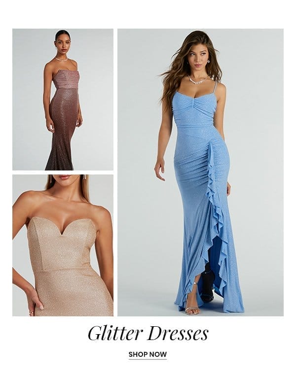 Glitter Dresses. Shop Now.