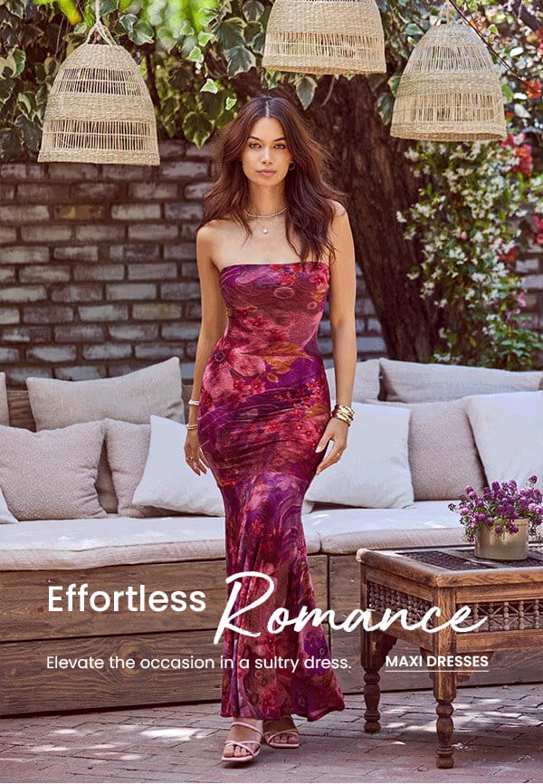 Effortless Romance: Elevate the occasion in a sultry dress. Maxi Dresses