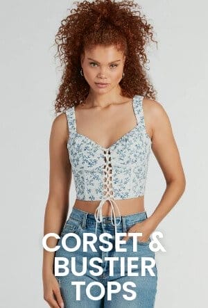 Corsets and Bustier Tops Category