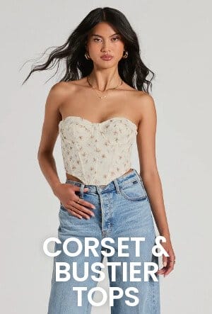 Corset & Bustier Tops Category