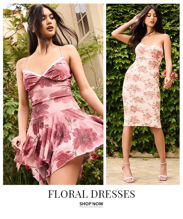 Floral Dresses. Shop Now.