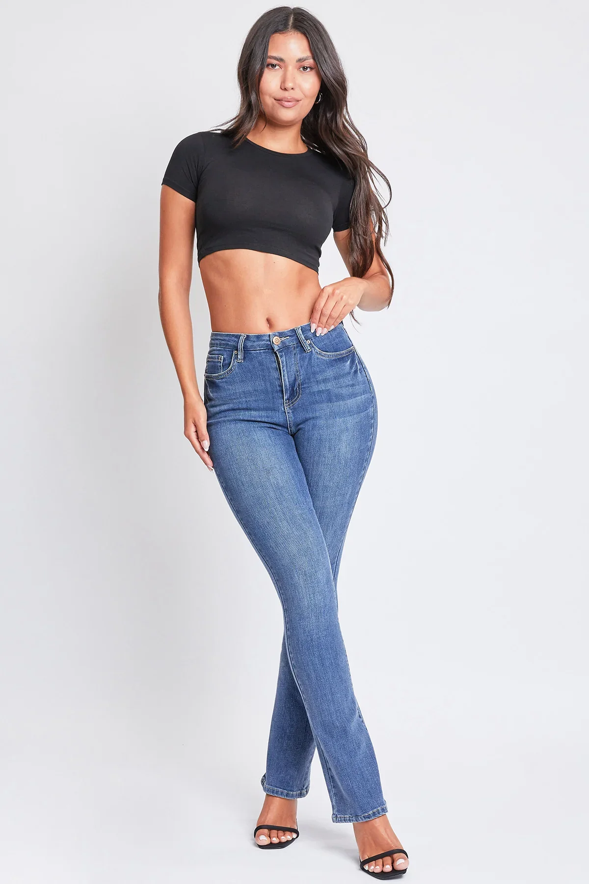 Image of Women's Curvy Fit Ultra High Rise Bootcut Jeans