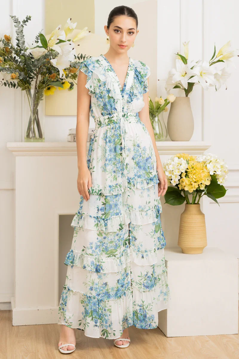 Image of CECILE MAXI DRESS