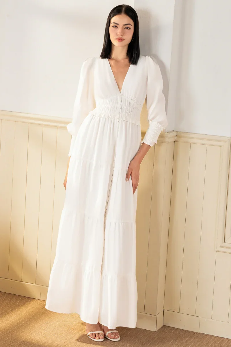 Image of GEORGIA LINEN MAXI DRESS