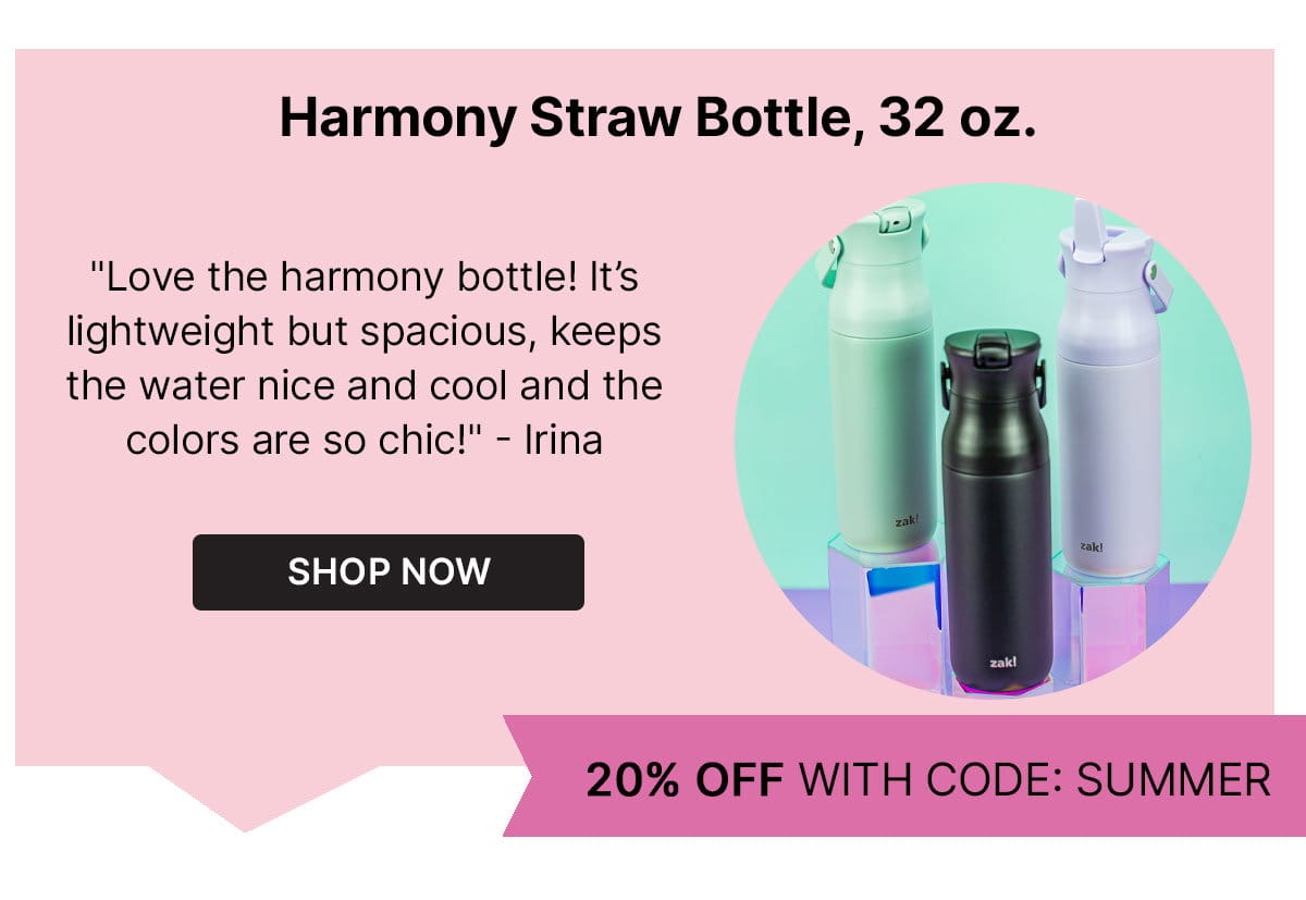 Harmony Straw Bottle