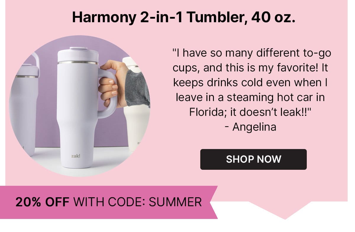 Harmony 2-in1 Tumbler