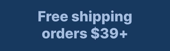 Free Shipping \\$39+ Orders