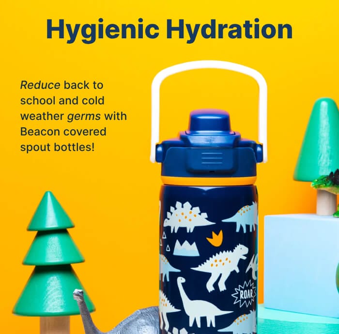 Hygienic Hydration - shop covered spout kids bottles