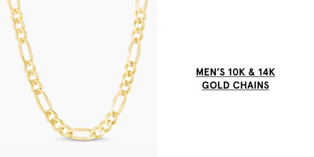 Men's 10K & 14K Gold Chains >