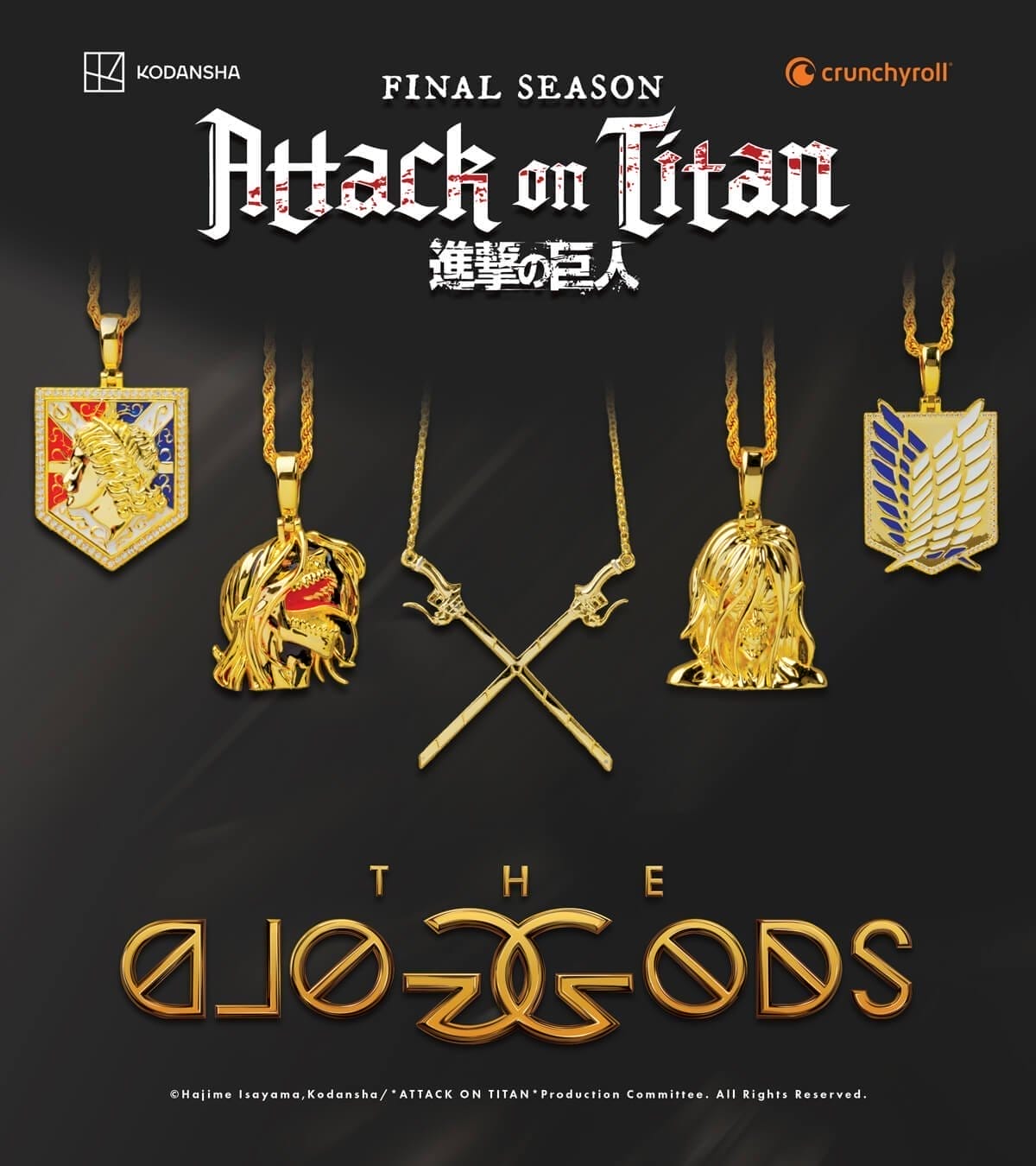 The Gold Gods x Attack on Titan | GET THE COLLECTION