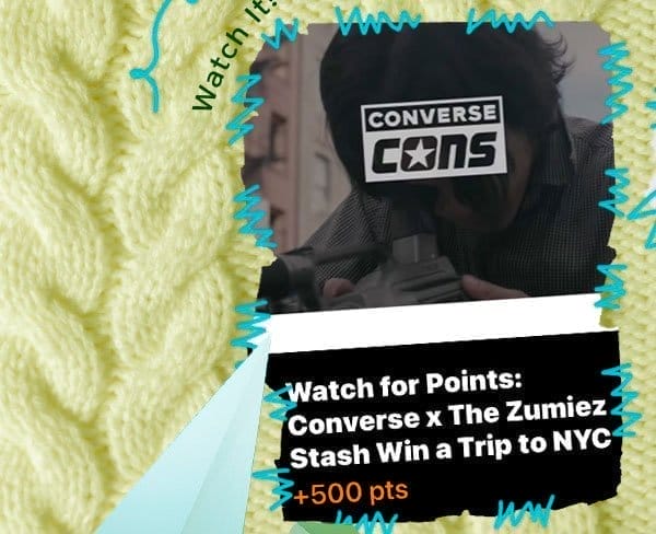 Watch For Points: Converse X The Zumiez Stash Win A Trip To NYC