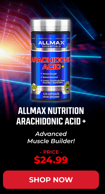 ALLMAX NUTRITION ARACHIDONIC ACID + - SHOP NOW