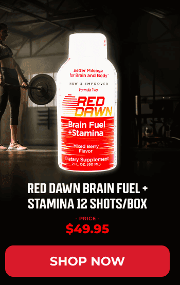 RED DAWN BRAIN FUEL + STAMINA 12 SHOTS/BOX