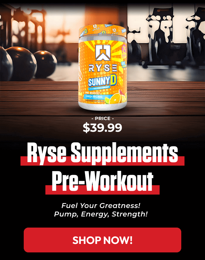 RYSE SUPPLEMENTS PRE-WORKOUT