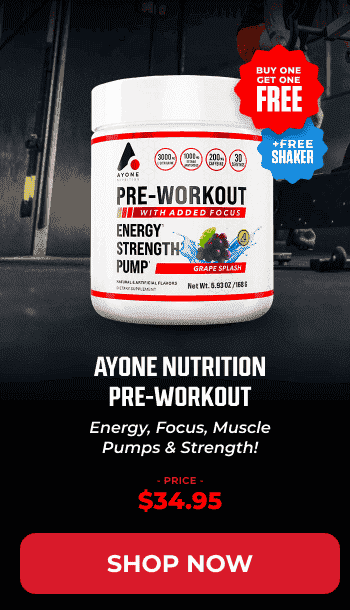 AYONE NUTRITION PRE-WORKOUT - SHOP NOW