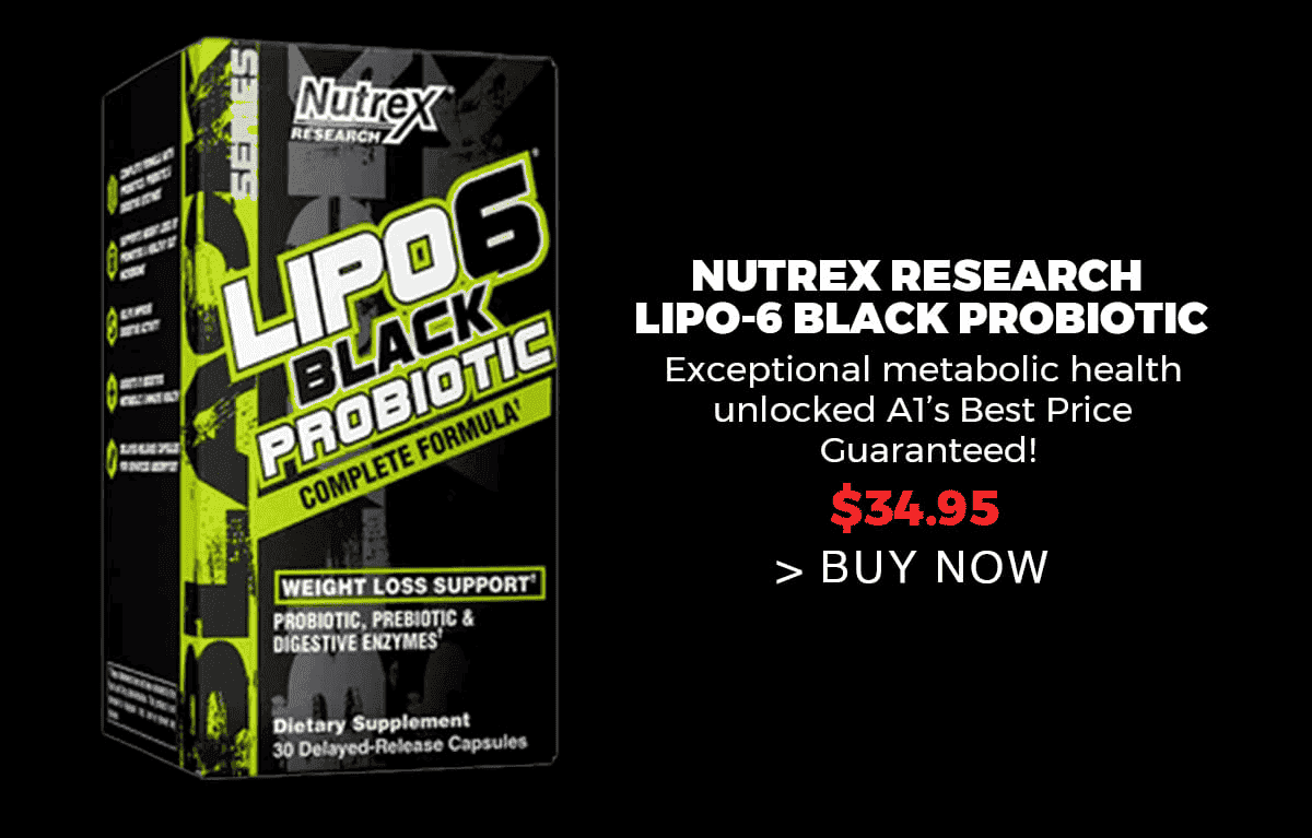 Nutrex Research Lipo-6 Black Probiotic