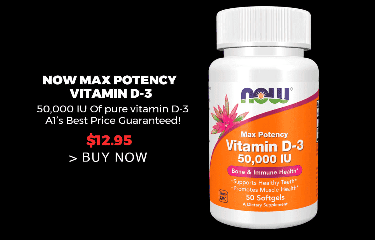 Now Max Potency Vitamin D-3 50,000 IU