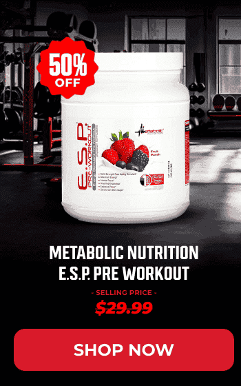 METABOLIC NUTRITION E.S.P. PRE WORKOUT