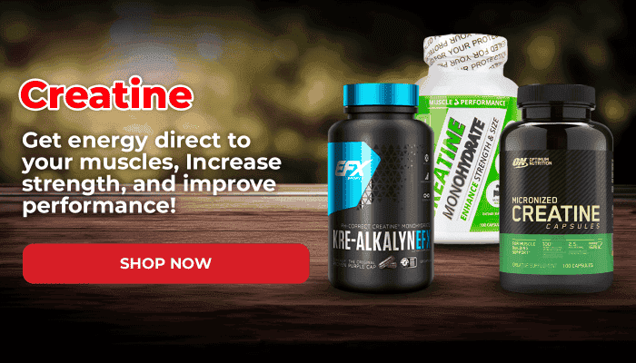 CREATINE - GET ENERGY DIRECT TO YOUR MUSCLES, INCREASE STRENGTH, AND IMPROVE PERFORMANCE!